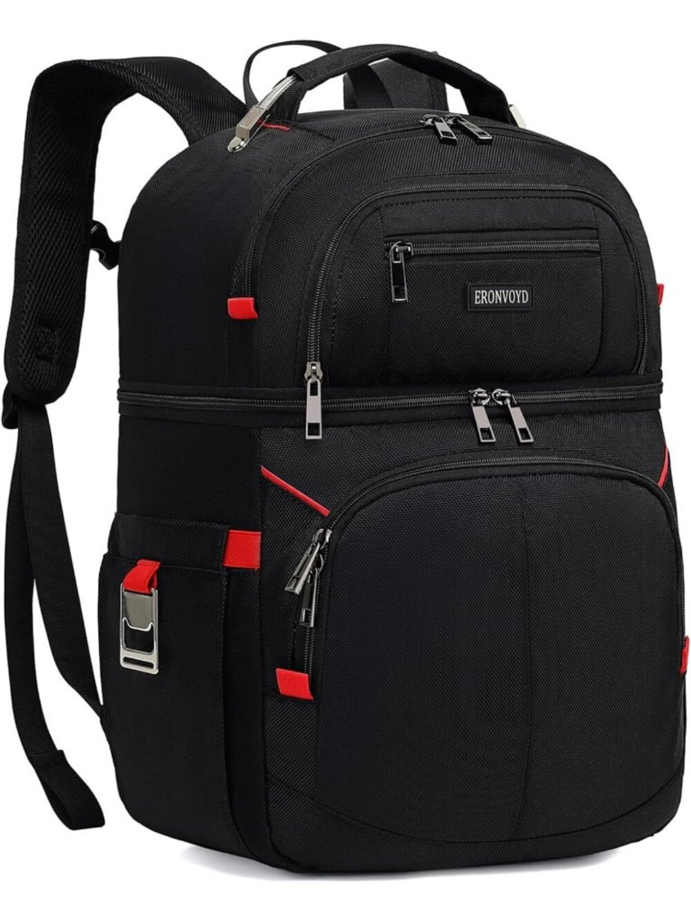 Leakproof Insulated Cooler Backpack - Double Deck Lunch Bag for Men & Women